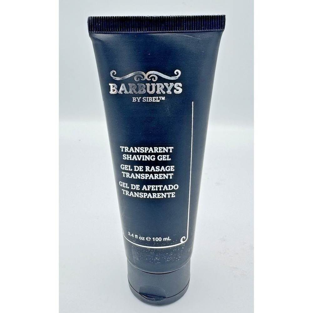 BARBURYS Transparent Shaving Gel By SIBEL 3.4 fl oz Shave Gel New